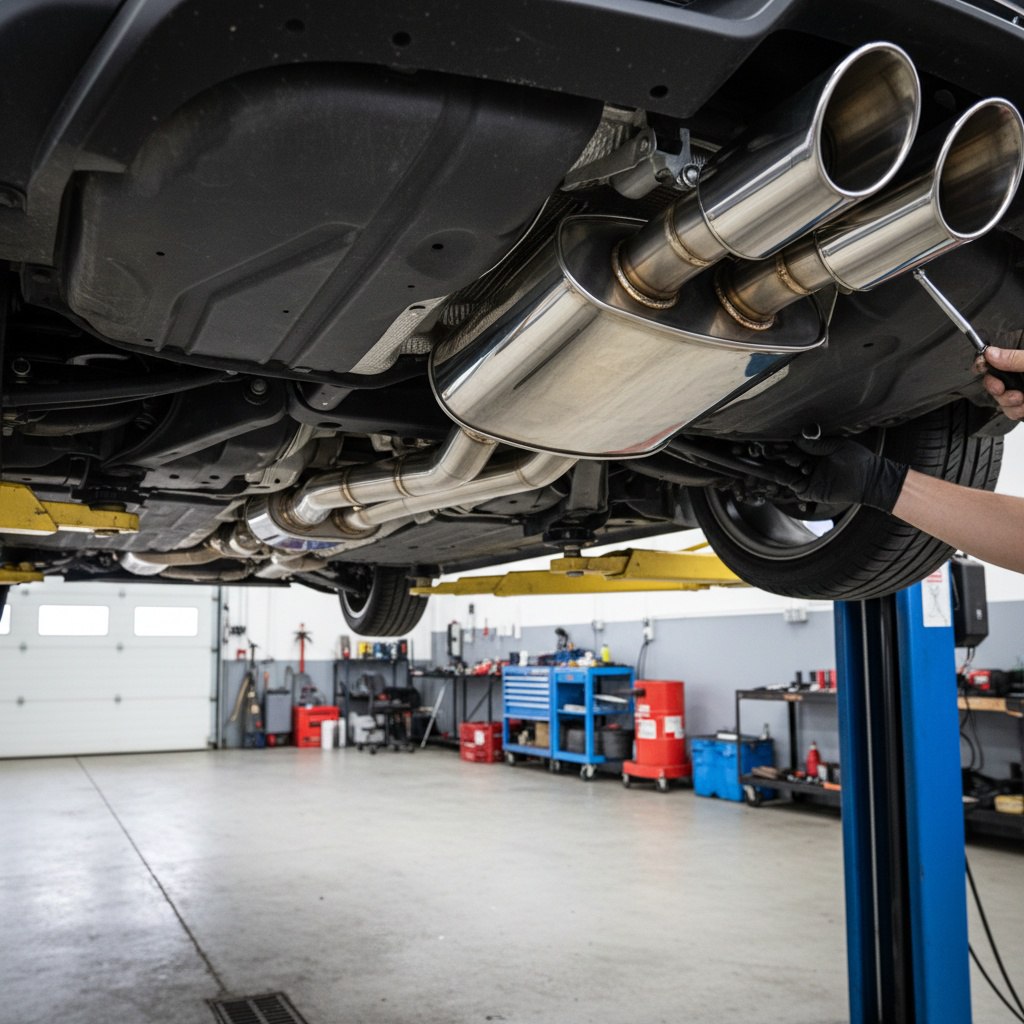 Пример тюнинга выхлопной системы 1